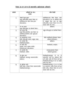 IAS Transfer List 26 July, 2014