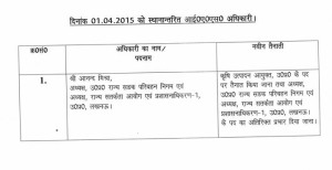 IAS Transfer-01 April, 2015